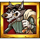clucks and robbers coin collect wolf wild scatter symbol icon