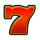 coin dazzle wild seven symbol icon