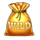 coin splash extreme wild bag symbol icon
