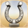 cowboy treasure horseshoe symbol icon