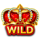 crown king hot gods and kings link wild symbol icon