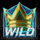crypto crown 20 wild symbol icon