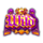 deluxe wilds pink wild symbol icon