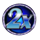 diamond 777 multiplier retro roller wild 4 symbol icon