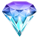 diamond joker wild symbol icon