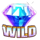 diamonds 4 the win wild symbol icon