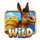 donkey dollars wild 3 symbol icon
