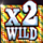 festive xmas 7s wild 2 symbol icon