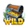 fish trio wild symbol icon