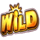 flaming hot wild symbol icon
