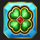 four lucky clovers wild symbol icon