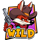 fox gold rush wild symbol icon