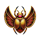 golden asp of fortune wild scatter symbol icon