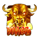 golden bull turns the world wild symbol icon