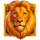 golden lion wheel of fortune wild symbol icon
