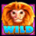 golden lion wild symbol icon