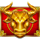 golden ox bull wild symbol icon