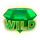 green slot wild symbol icon