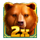 grizzly strike lucky cache wild 2 symbol icon