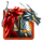 guns and dragons stickywild symbol icon