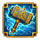 hammerstorm wild symbol icon