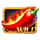 hot chilli bells wild symbol icon