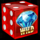 hot diamonds 20 dice wild symbol icon