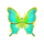 jade butterfly wild symbol icon