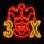 joker 3600 3xwild symbol icon