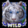 lightning tiger wild symbol icon