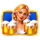 lucky barrel wild symbol icon