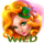 lucky lands woman wild symbol icon