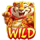 lucky tiger gold wild symbol icon