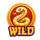 lucky year 25 wild symbol icon