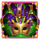 mardi gras magic wild symbol icon