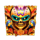 masked mayhem wild symbol icon