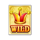 mega ace red wild symbol icon