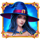 mega fire blaze 3 witches blue wild symbol icon