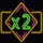 miami bonus wheel wild x2multiplier symbol icon