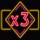 miami bonus wheel wild x3multiplier symbol icon