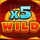 midnight fiesta wild 5 symbol icon