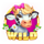 moo moo cow symbol wild icon