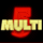 multi 5 wild symbol icon
