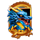 mystical dragons blue wild symbol icon