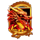 mystical dragons red wild symbol icon