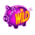 piggy bank bingo wild symbol icon
