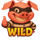 piggy bank heist wild symbol icon