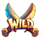 pirates fortune gold hold and respin wild symbol icon