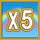 rainbow magic wild 5 symbol icon
