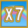 rainbow magic wild 7 symbol icon